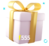 Receba seus bônus de boas-vindas no f555